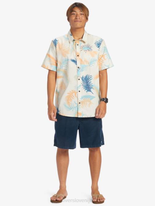 Quiksilver PJ4H550 moški breza tropska napaka tropical glitch srajca s kratkimi rokavi