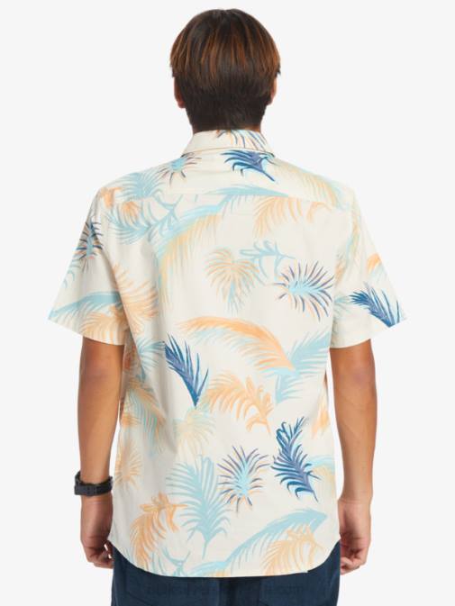 Quiksilver PJ4H550 moški breza tropska napaka tropical glitch srajca s kratkimi rokavi