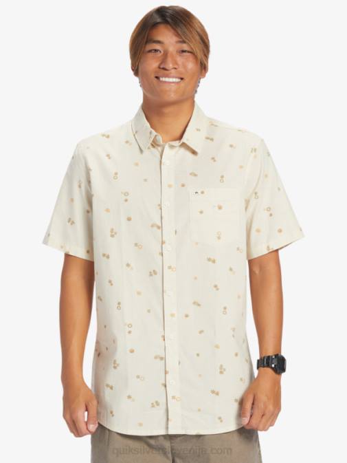 Quiksilver PJ4H590 moški breza miren rave ss mirna rave majica s kratkimi rokavi