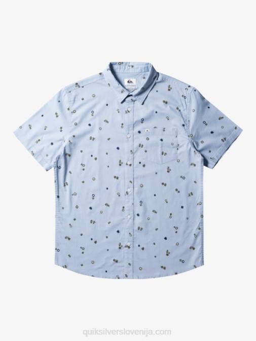 Quiksilver PJ4H591 moški nebeška modrina mirni rave s mirna rave majica s kratkimi rokavi