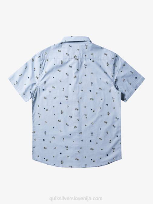 Quiksilver PJ4H591 moški nebeška modrina mirni rave s mirna rave majica s kratkimi rokavi