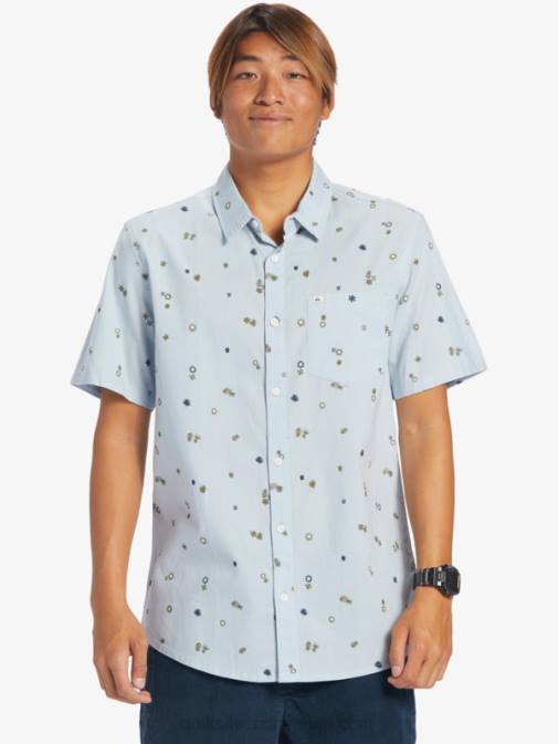 Quiksilver PJ4H591 moški nebeška modrina mirni rave s mirna rave majica s kratkimi rokavi