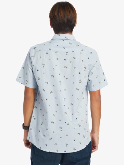 Quiksilver PJ4H591 moški nebeška modrina mirni rave s mirna rave majica s kratkimi rokavi