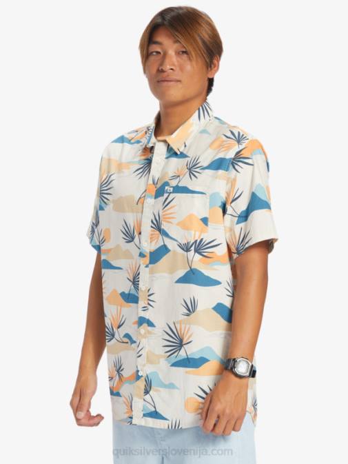 Quiksilver PJ4H666 moški breza počasna omamljenost ss slow dazed majica s kratkimi rokavi