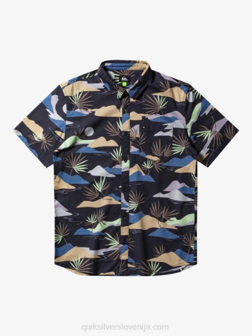 Quiksilver PJ4H667 moški asfalt počasno omamljanje ss slow dazed majica s kratkimi rokavi