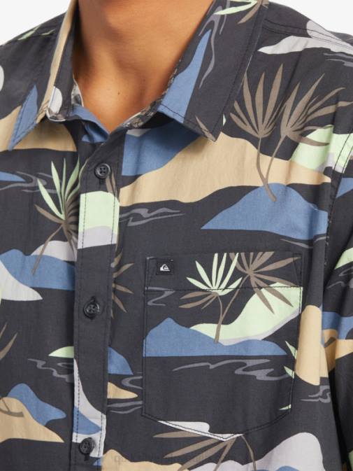 Quiksilver PJ4H667 moški asfalt počasno omamljanje ss slow dazed majica s kratkimi rokavi