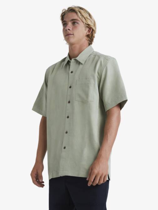 Quiksilver PJ4H801 moški čaj srajca s kratkimi rokavi waterman manele bay