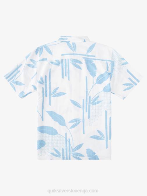 Quiksilver PJ4H837 moški dusk blue surf riff srajca s kratkimi rokavi waterman surf riff