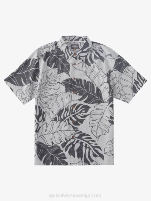 Quiksilver PJ4H865 moški morski pes pod krošnjami havajska srajca waterman under canopy