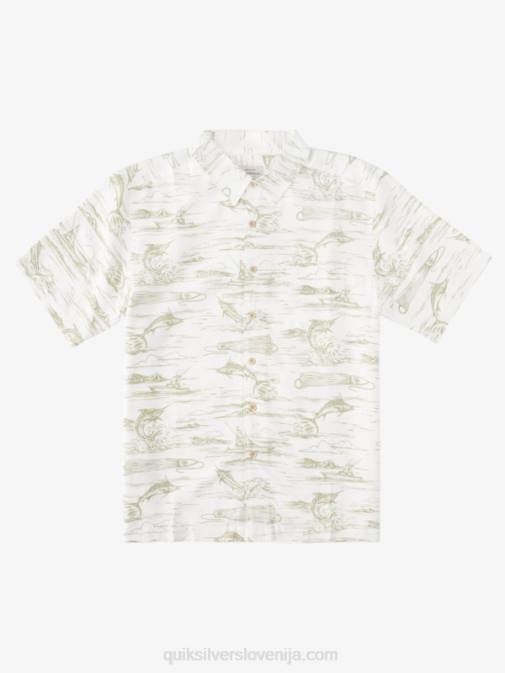 Quiksilver PJ4H899 moški čaj marlin jig havajska majica waterman marlin jig