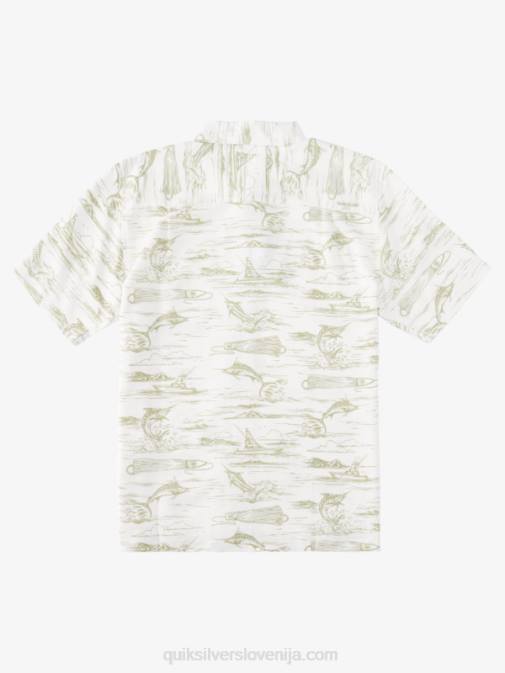 Quiksilver PJ4H899 moški čaj marlin jig havajska majica waterman marlin jig