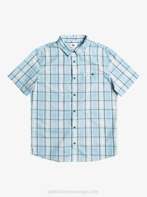 Quiksilver PJ4H916 moški nebesno modri swinton nova majica s kratkimi rokavi swinton