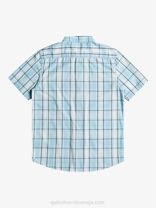 Quiksilver PJ4H916 moški nebesno modri swinton nova majica s kratkimi rokavi swinton