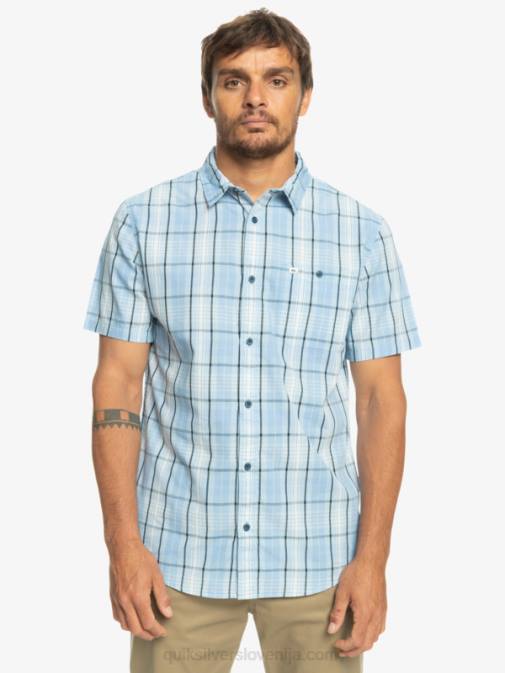 Quiksilver PJ4H916 moški nebesno modri swinton nova majica s kratkimi rokavi swinton