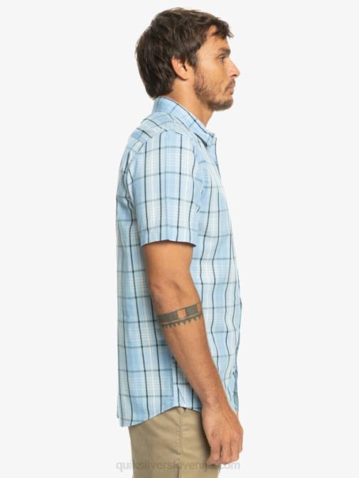 Quiksilver PJ4H916 moški nebesno modri swinton nova majica s kratkimi rokavi swinton