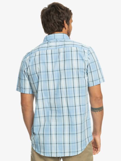 Quiksilver PJ4H916 moški nebesno modri swinton nova majica s kratkimi rokavi swinton