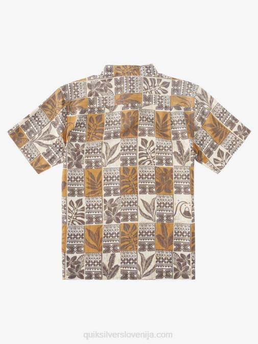 Quiksilver PJ4H918 moški škatle z listi rjavega riža waterman leaf boxes havajska srajca