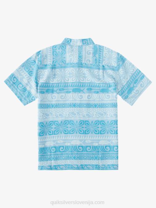 Quiksilver PJ4H963 moški dusk blue tapa danes srajca s kratkimi rokavi waterman tapa today