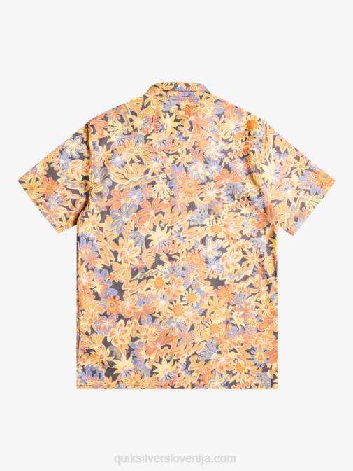 Quiksilver PJ4H967 moški temno skrilavca surfadelica surfadelica majica s kratkimi rokavi