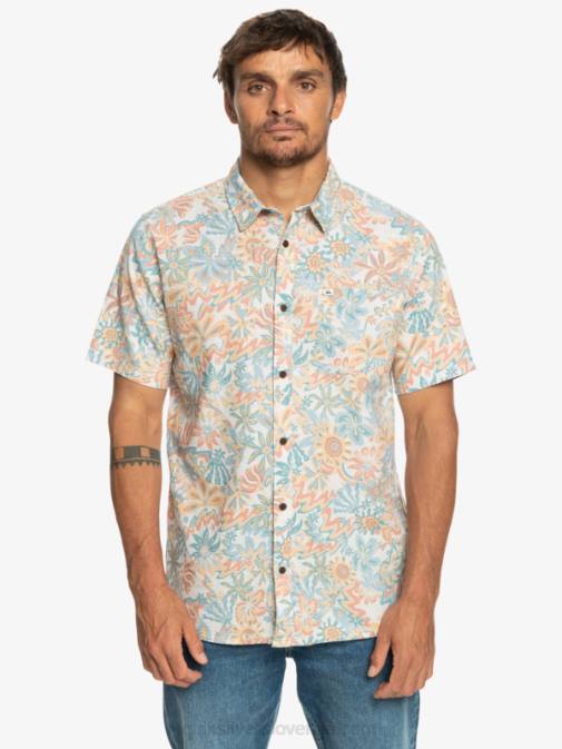 Quiksilver PJ4H968 moški breza surfadelica surfadelica majica s kratkimi rokavi