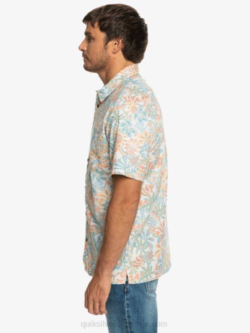 Quiksilver PJ4H968 moški breza surfadelica surfadelica majica s kratkimi rokavi