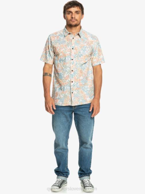 Quiksilver PJ4H968 moški breza surfadelica surfadelica majica s kratkimi rokavi