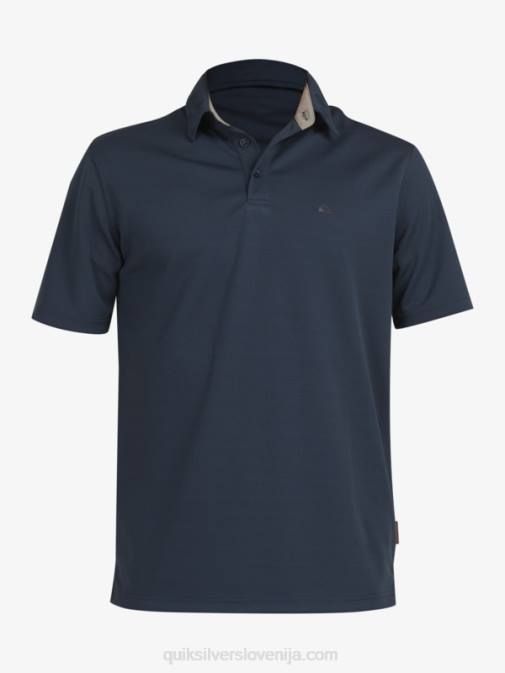 Quiksilver PJ4H96 moški polnočna mornarica waterman polo majica s kratkimi rokavi