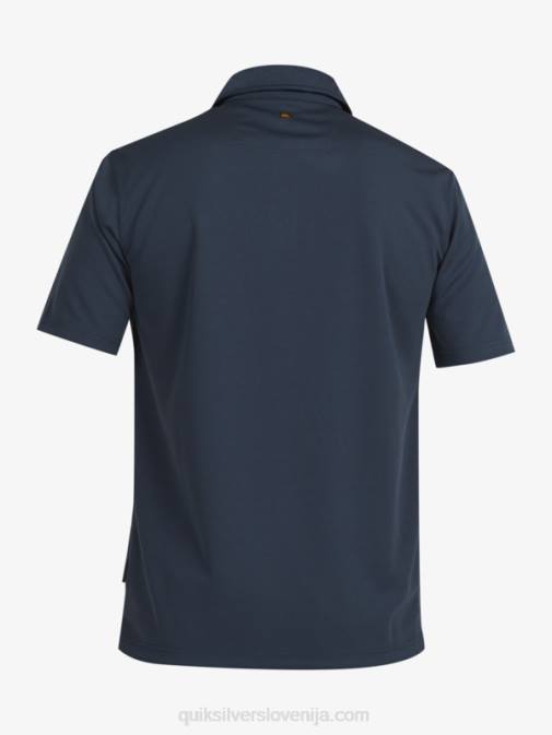 Quiksilver PJ4H96 moški polnočna mornarica waterman polo majica s kratkimi rokavi
