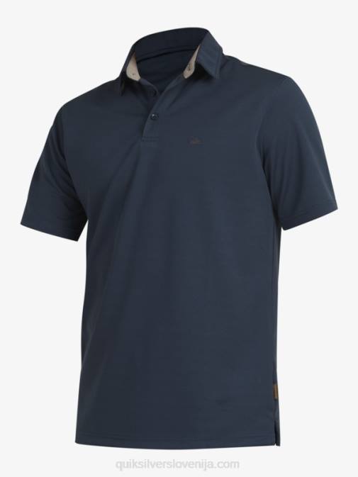 Quiksilver PJ4H96 moški polnočna mornarica waterman polo majica s kratkimi rokavi