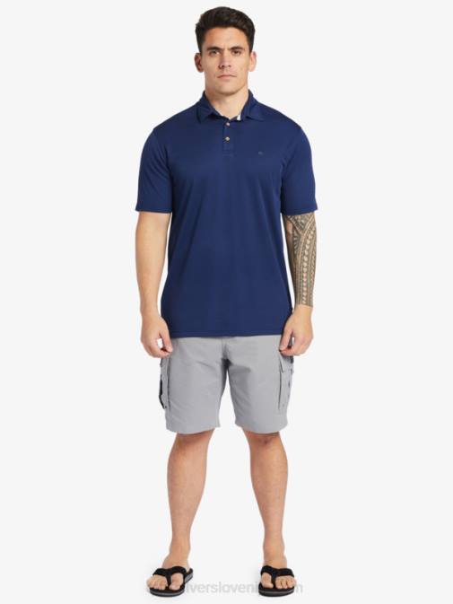 Quiksilver PJ4H96 moški polnočna mornarica waterman polo majica s kratkimi rokavi