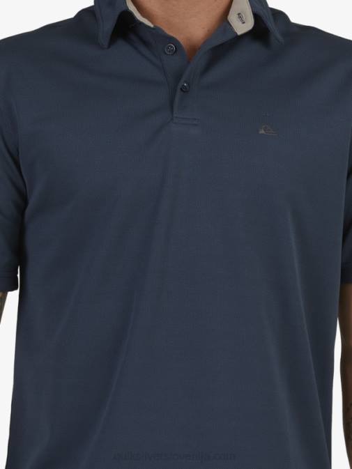 Quiksilver PJ4H96 moški polnočna mornarica waterman polo majica s kratkimi rokavi