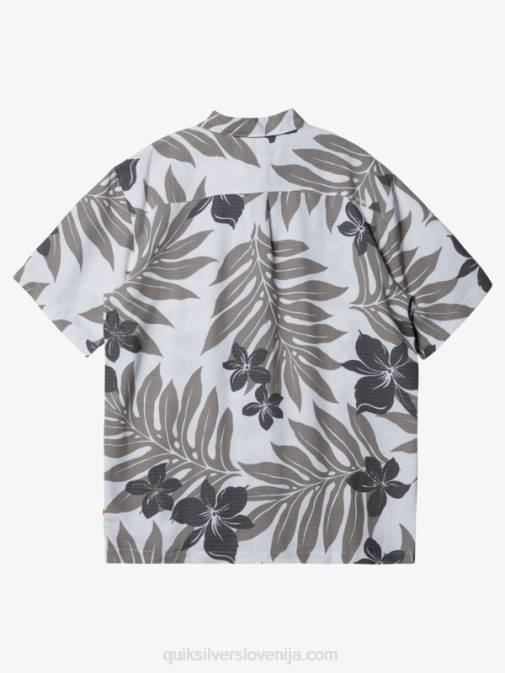 Quiksilver PJ4H992 moški bela/črna srajca s kratkimi rokavi waterman shonan