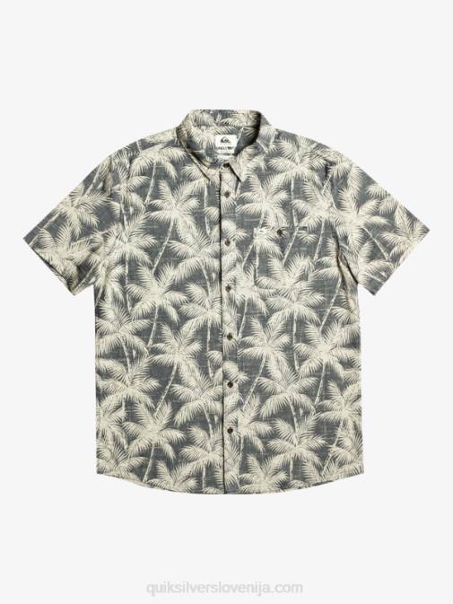 Quiksilver PJ4H995 moški mornarica minljiv trenutek srajca s kratkimi rokavi minljivega trenutka