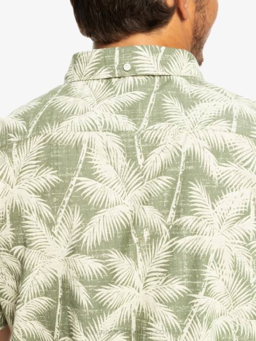 Quiksilver PJ4H996 moški štirje listi minljivi trenutek srajca s kratkimi rokavi minljivega trenutka