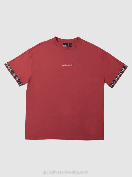 Quiksilver x Stab PJ4H1864 moški rubinasto vino majica iz 90-ih