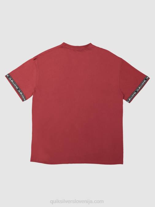 Quiksilver x Stab PJ4H1864 moški rubinasto vino majica iz 90-ih