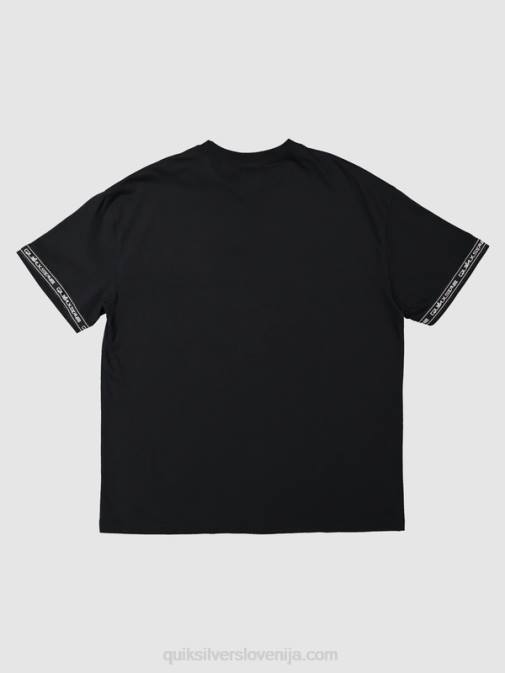 Quiksilver x Stab PJ4H1865 moški Črna majica iz 90-ih