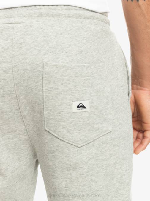 Quiksilver PJ4H1256 moški svetlo sivo resje osnovne tekaške hlače